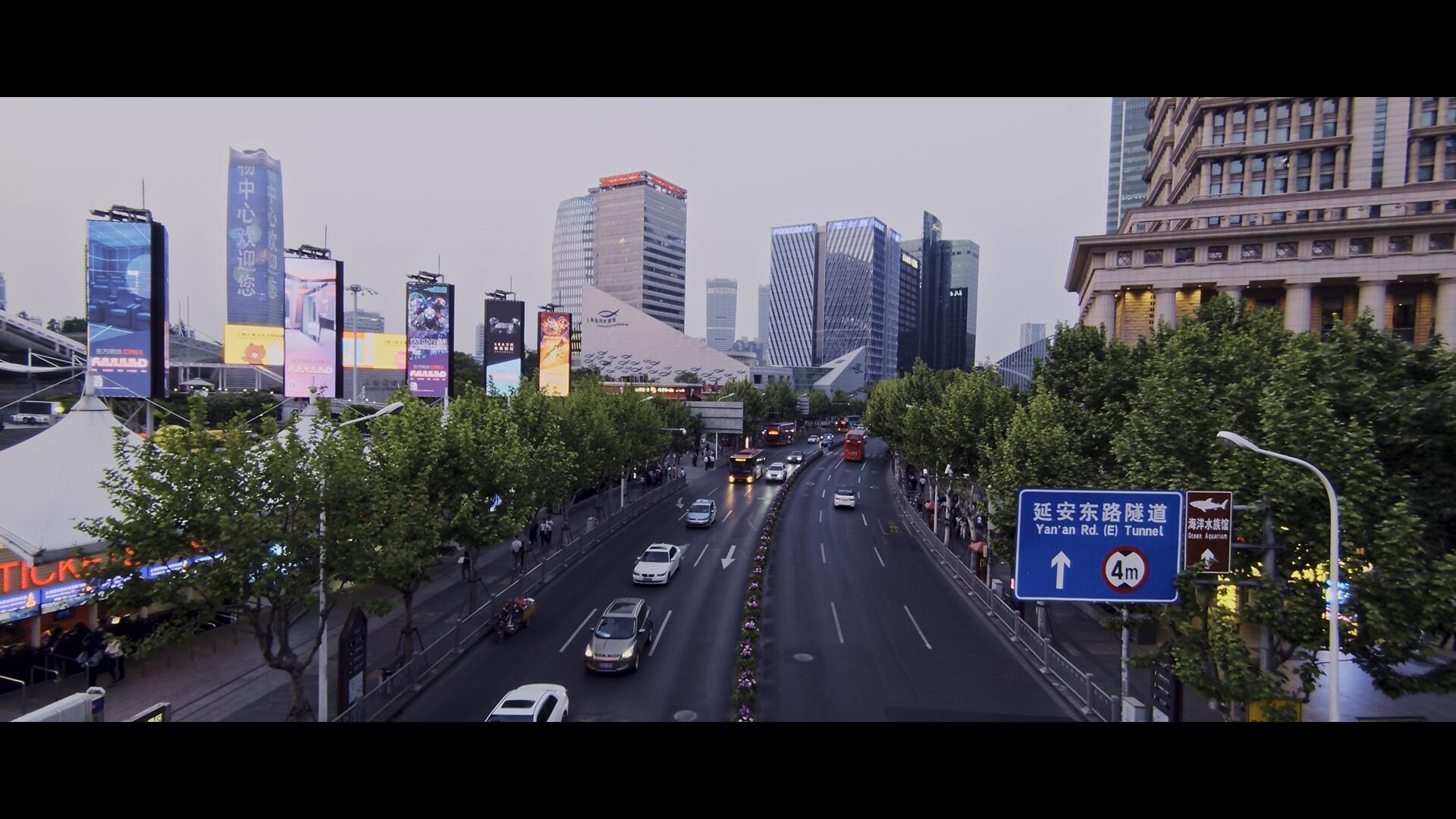 上海延安东路隧道视频的预览图