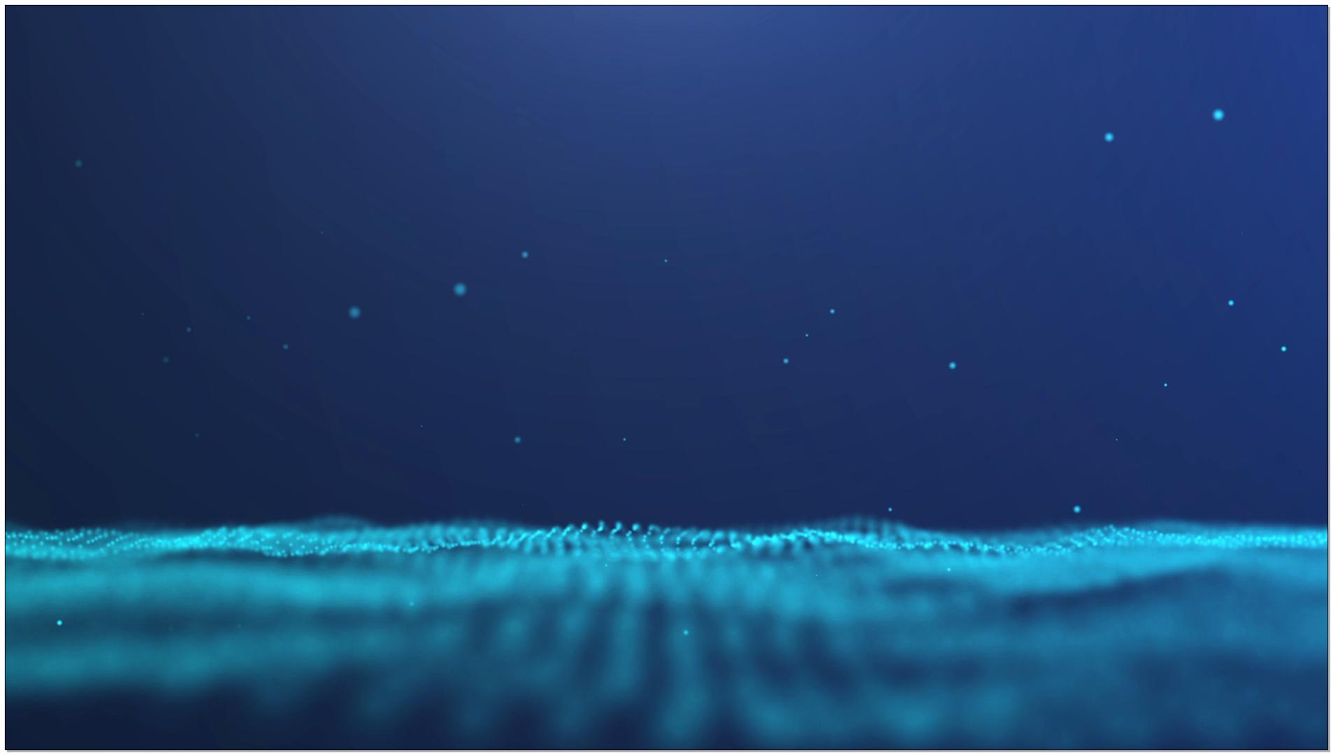 科技感蓝色粒子背景视频的预览图