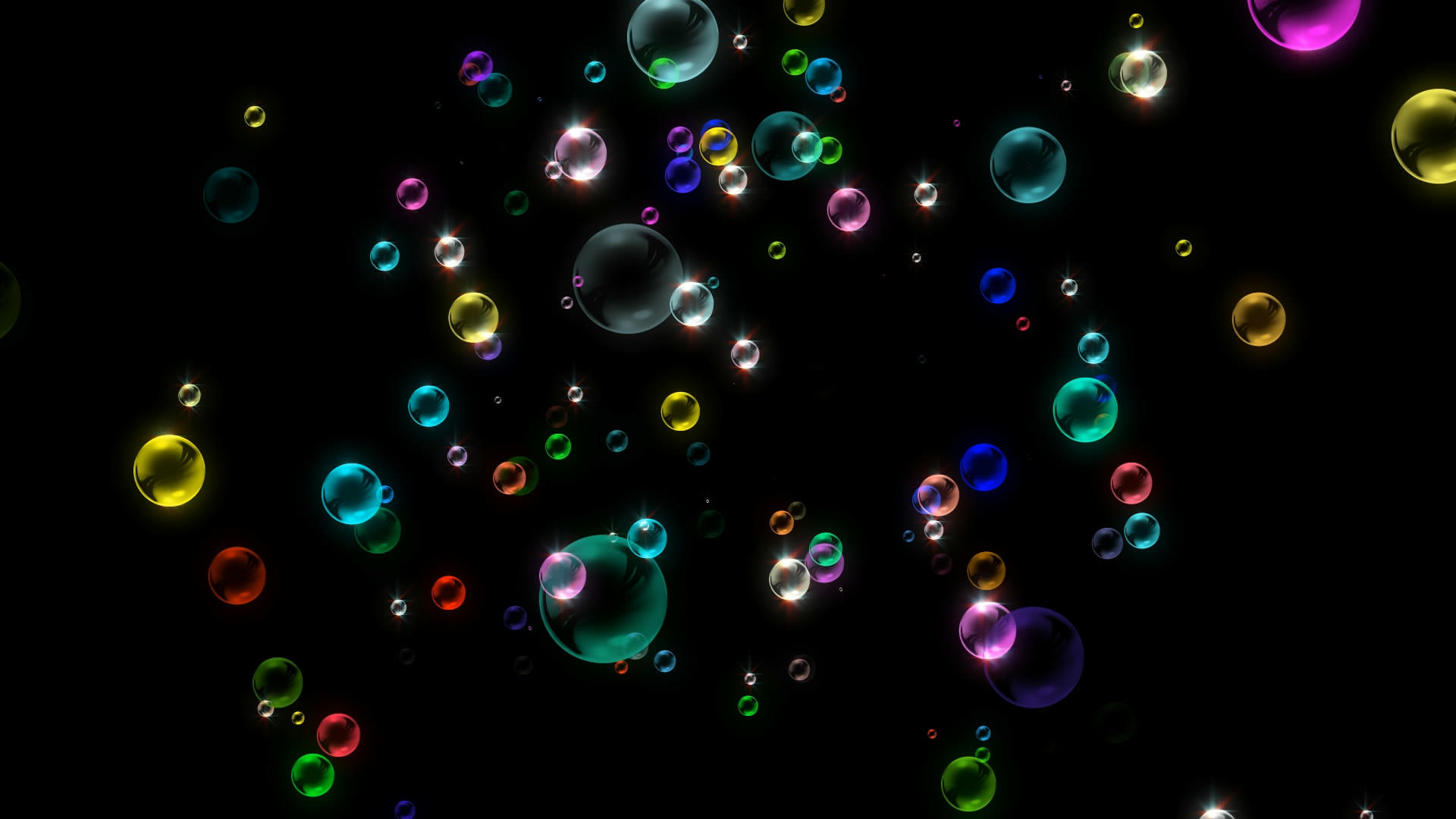 透明通道唯美的气泡穿梭素材视频的预览图
