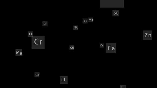 生物化学元素AE模板视频的预览图