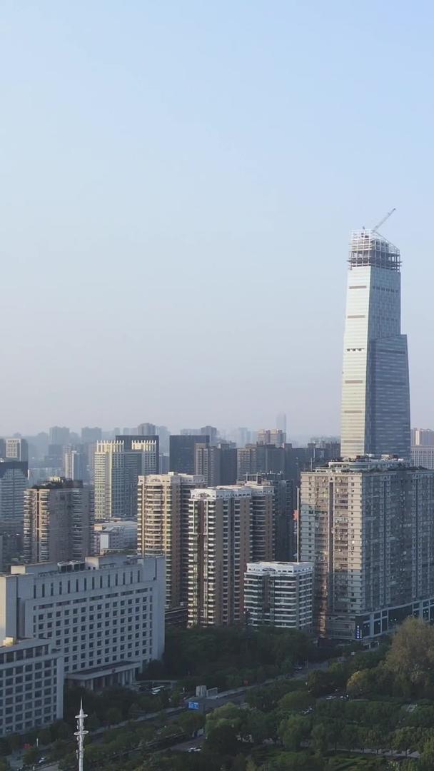 江景写字楼航拍城市商务中心素材视频的预览图