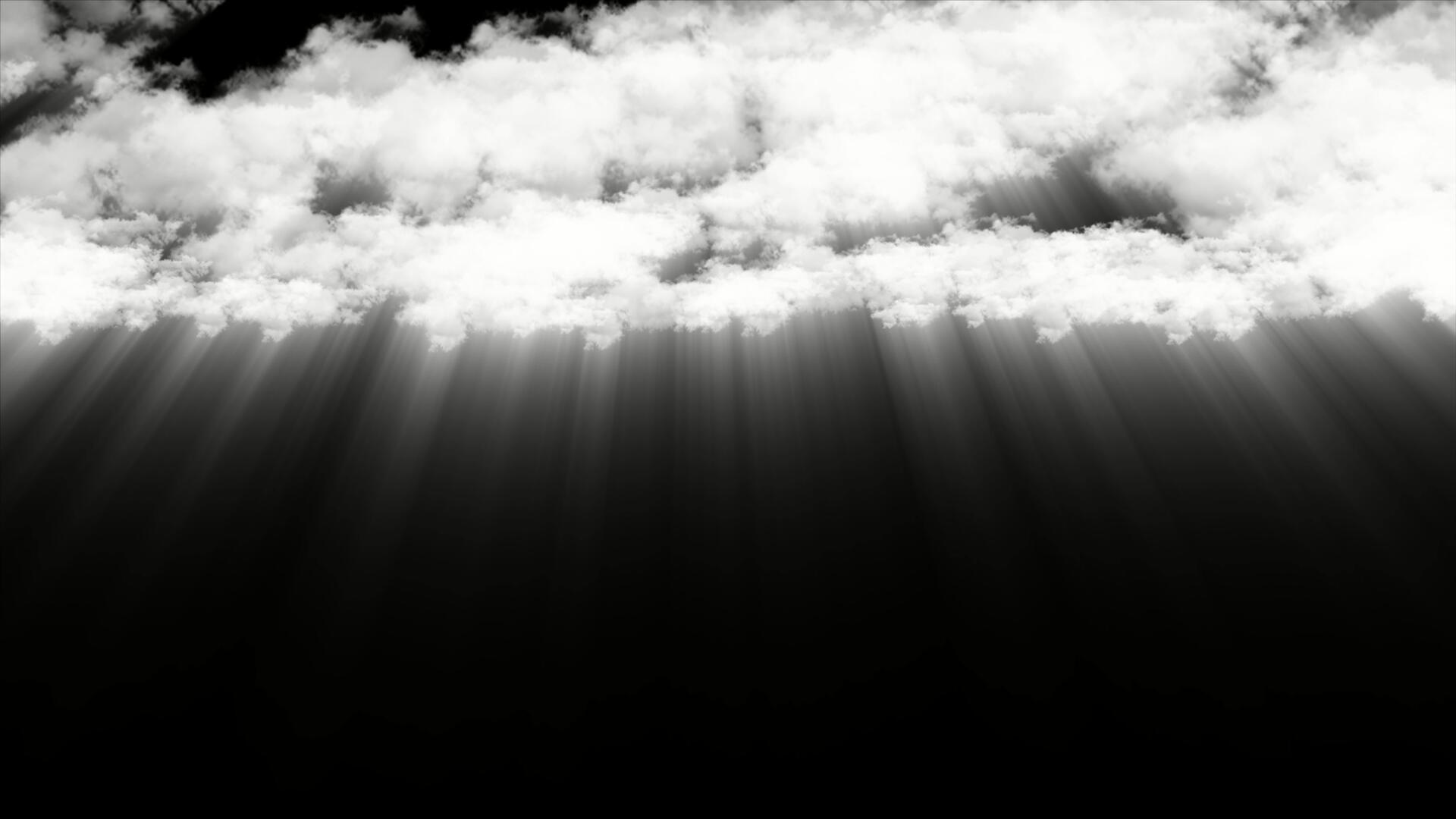 4k天空顶层云雾光芒视频的预览图