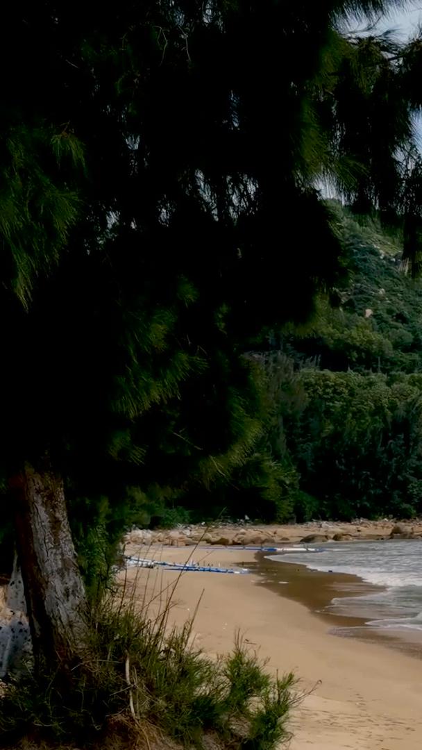 海南万宁神州半岛海湾美景自然风光视频的预览图