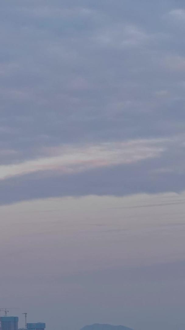 延时摄影海景蓝色海洋夕阳落日余晖天空5k素材视频的预览图