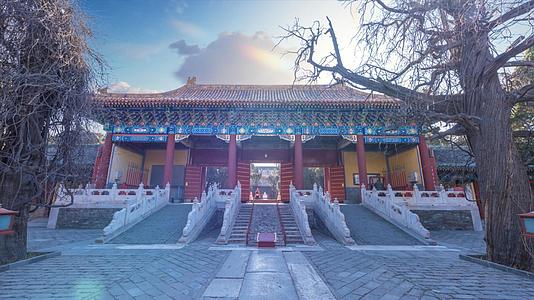 北京孔庙古建筑视频的预览图