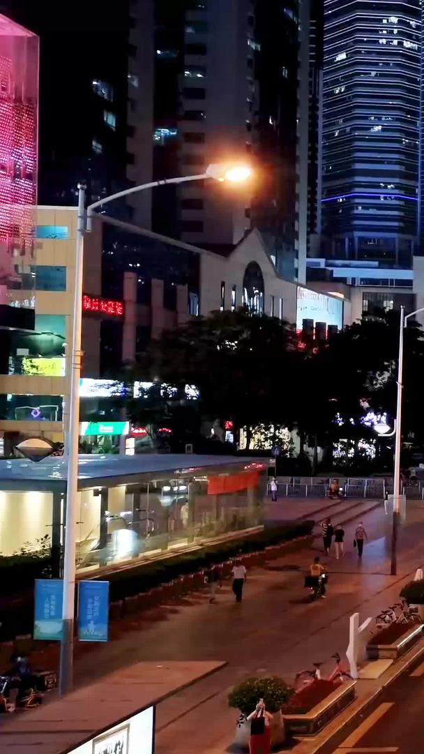 深圳夜景城市公路交通延迟视频的预览图