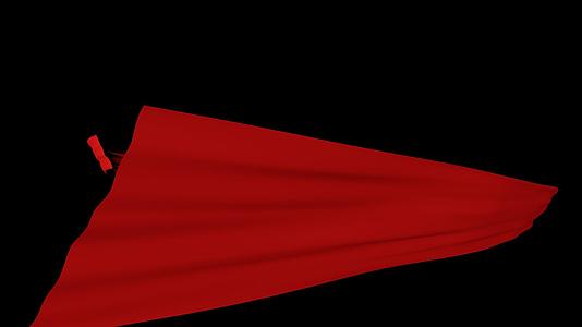 三维红绸飘荡动态素材视频的预览图