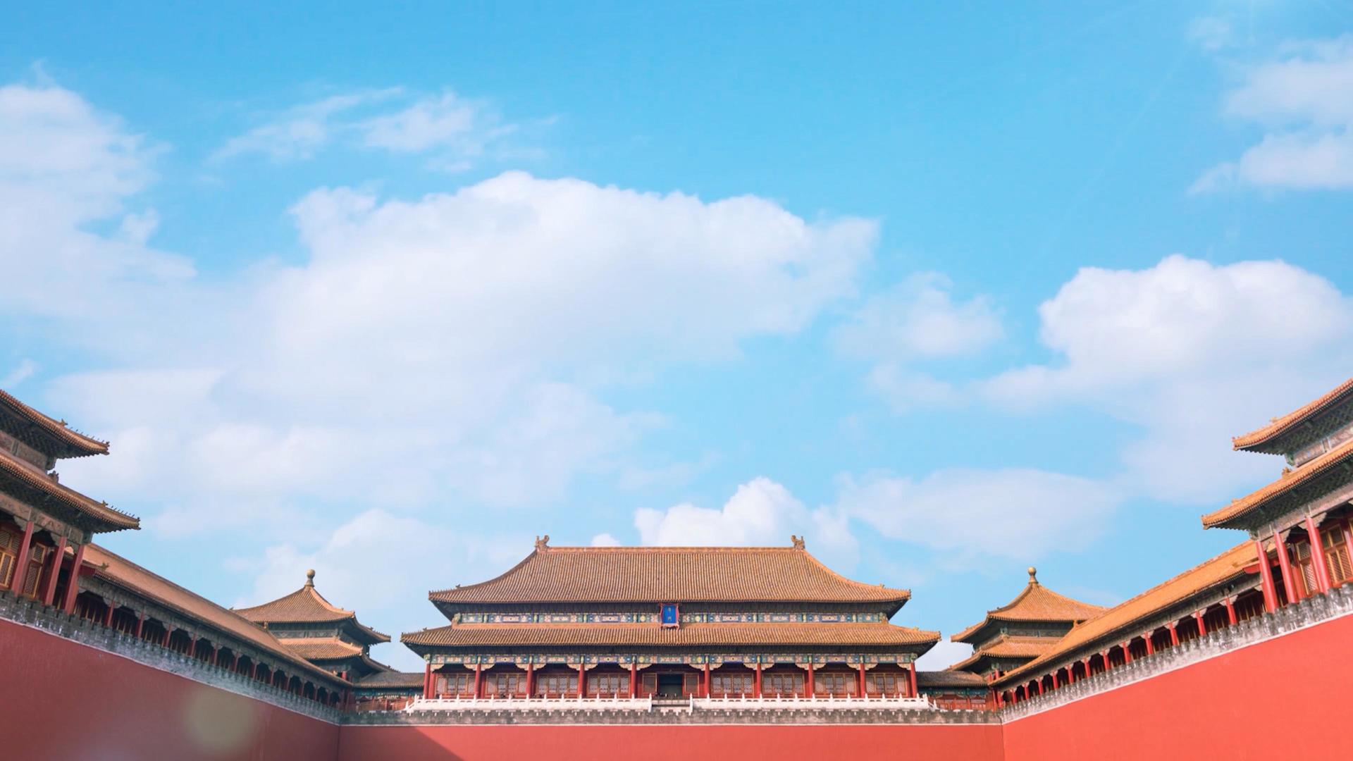北京故宫背景视频视频的预览图