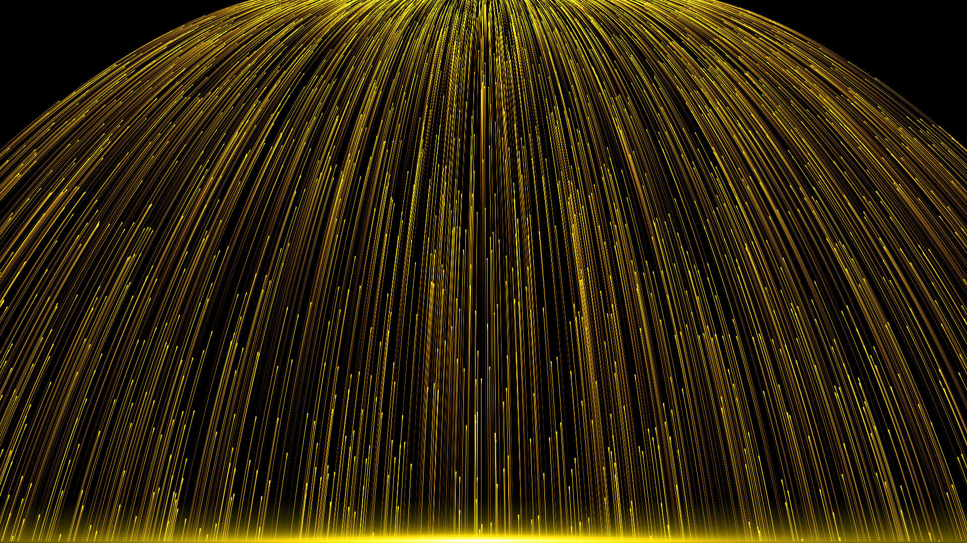 金色生长粒子视频的预览图