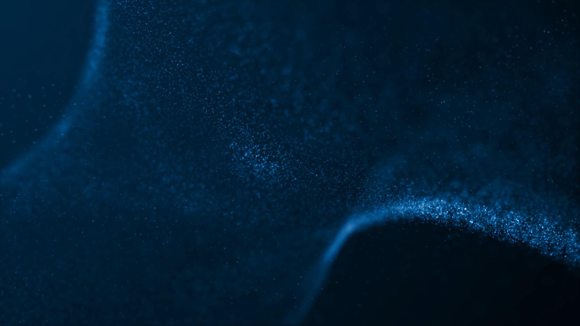 4K蓝色虚幻唯美粒子背景视频的预览图