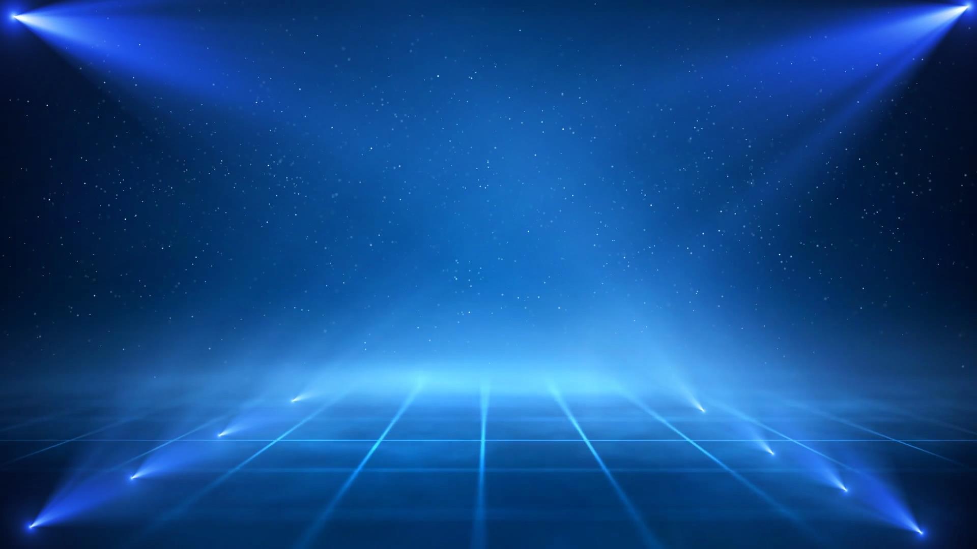 蓝色光效背景视频素材视频的预览图