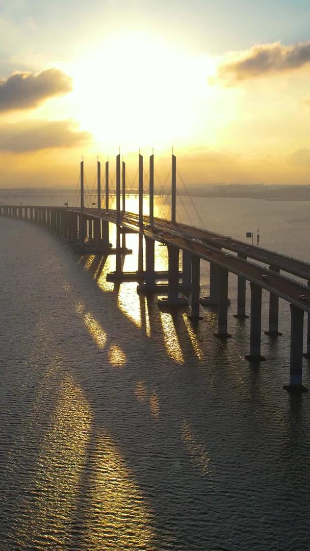 胶州湾跨海大桥航拍视频的预览图