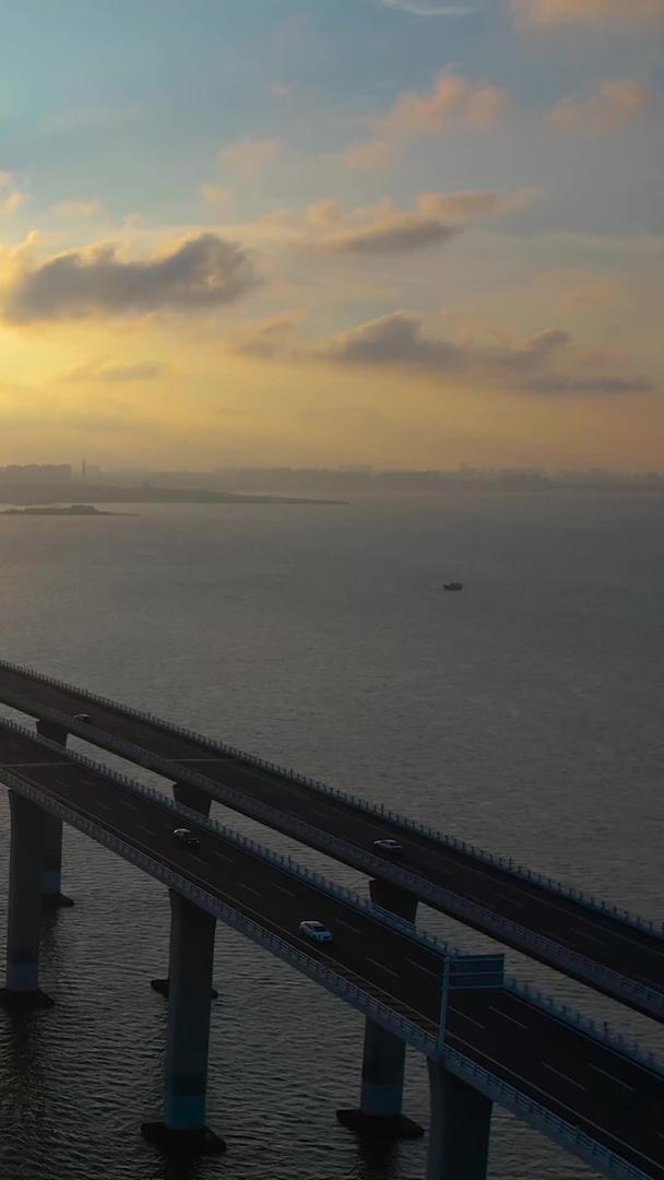 胶州湾跨海大桥航拍视频的预览图