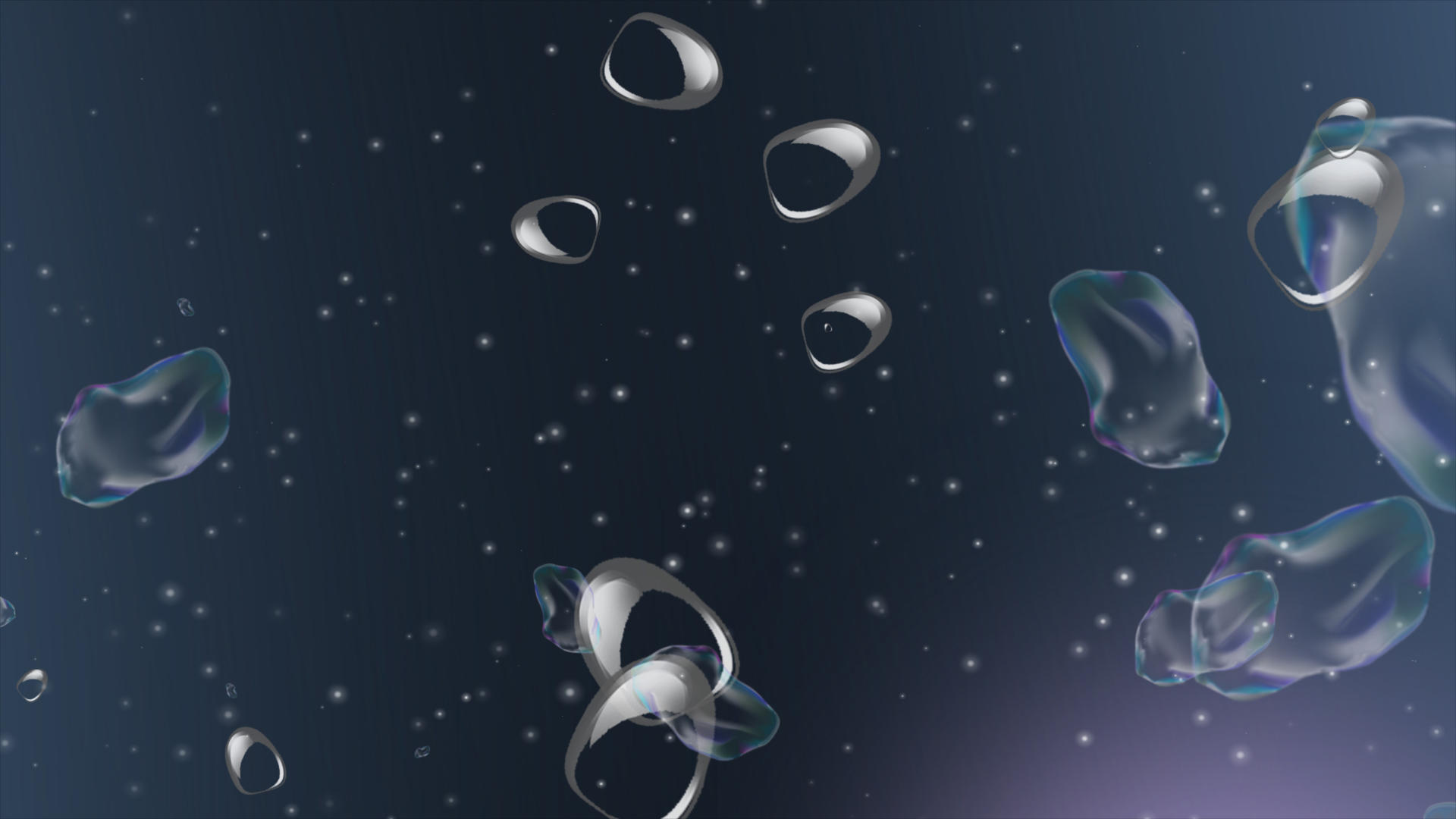 唯美浪漫抽象气泡粒子动态视频背景视频的预览图