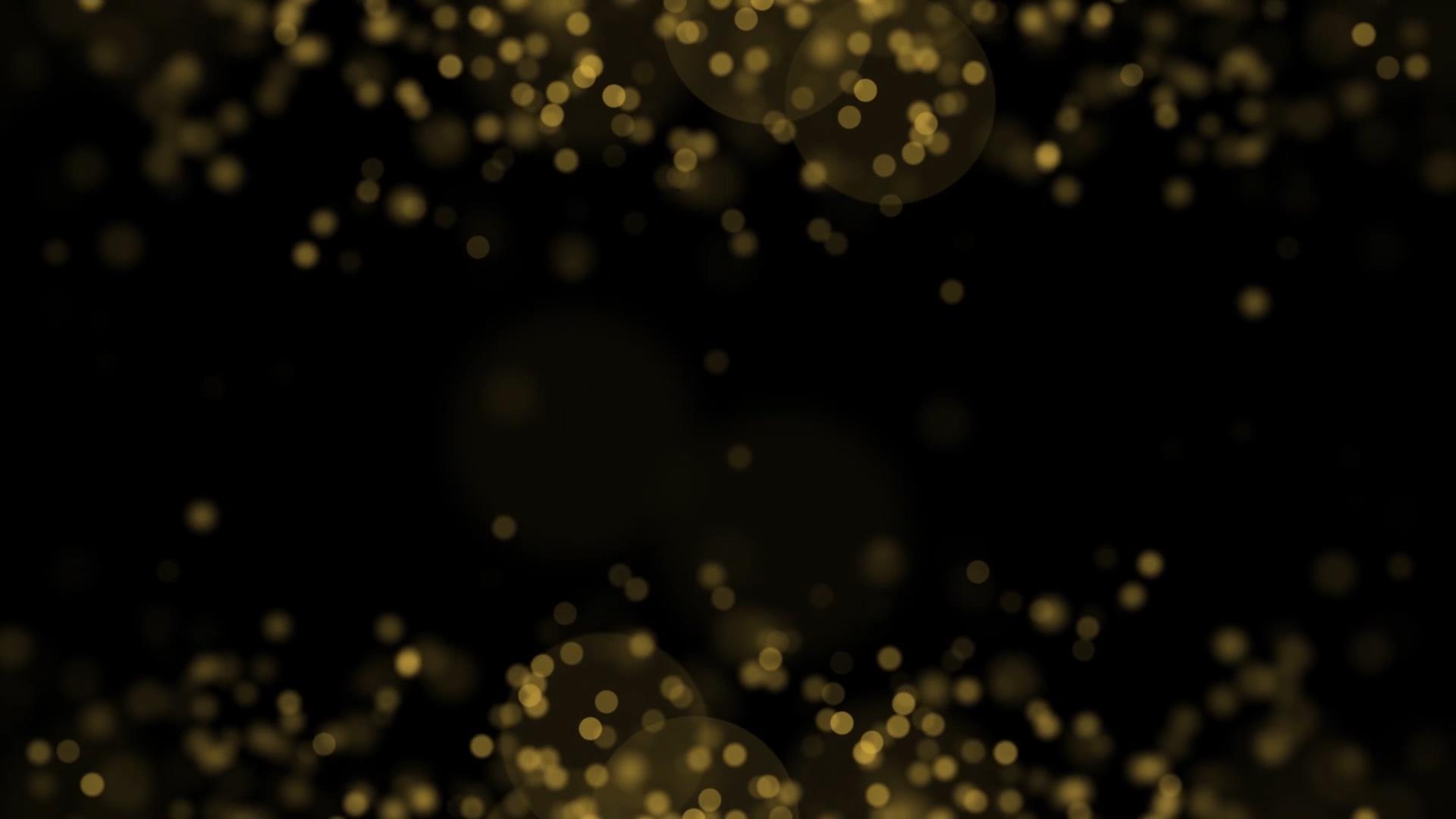 动态金色粒子透明背景边框动态视频元素视频的预览图