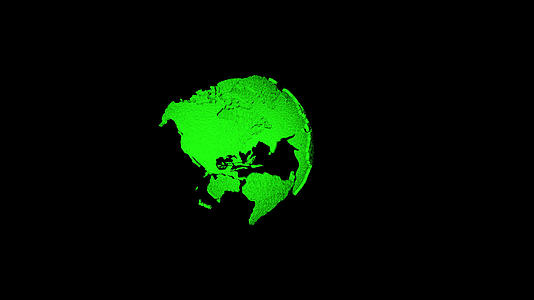 绿色地球板块视频的预览图