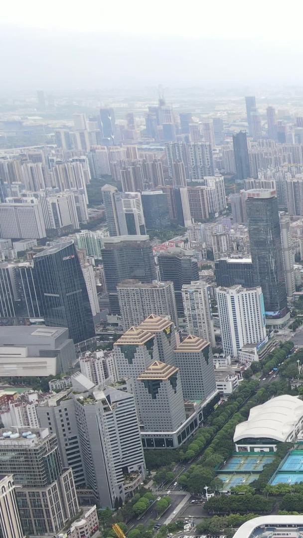 广州市天河区城市高清航拍摩天大楼城市建筑群视频的预览图