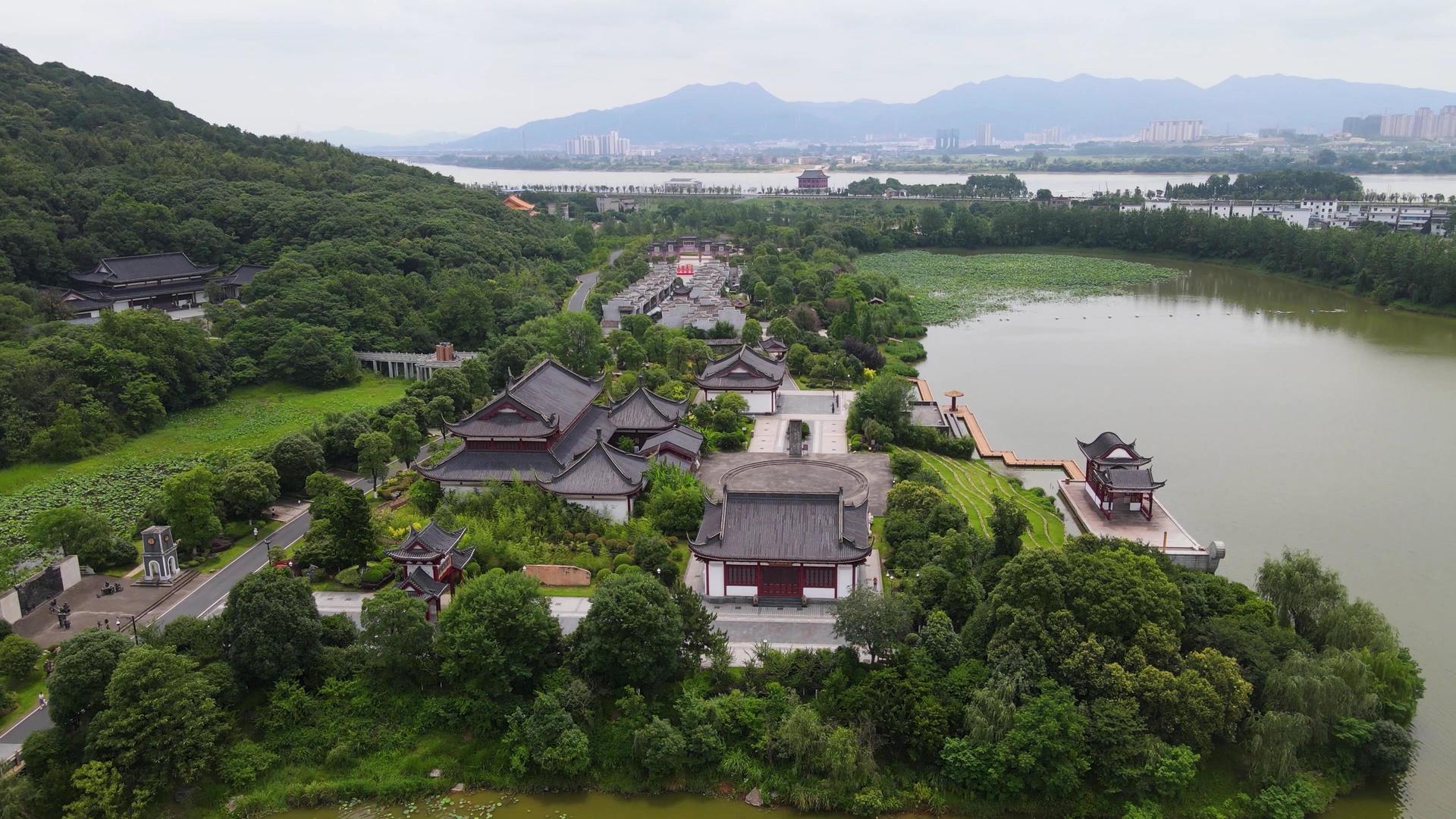 4K航拍江西吉安庐陵文化生态园4A景区视频的预览图