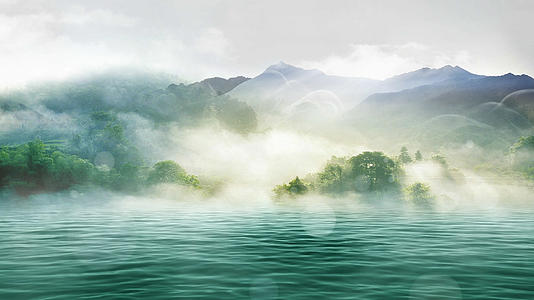 唯美的山水自然素材视频的预览图