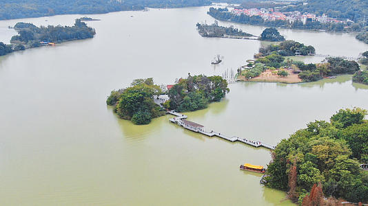 七星岩仙女湖5A景点肇庆航拍视频的预览图