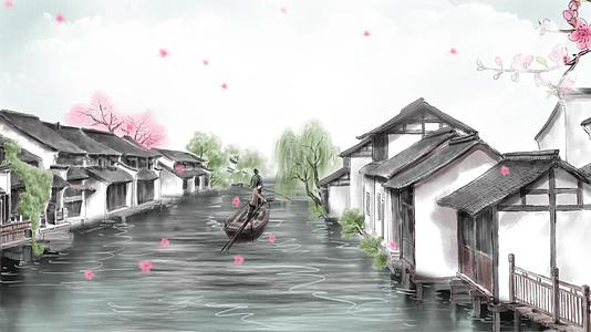 江南山水背景视频的预览图
