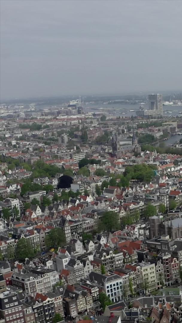 全景荷兰阿姆斯特丹城市视频的预览图