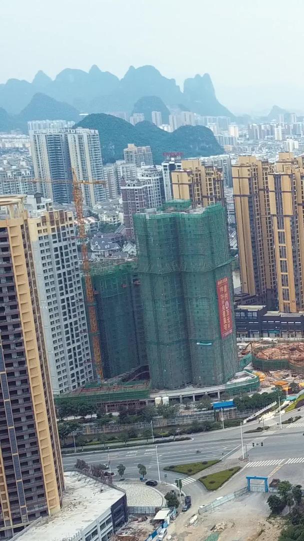 桂林临桂新区城市建筑群视频的预览图