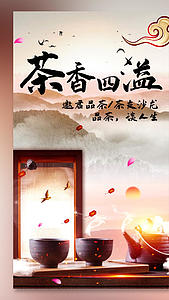 中国茶道茶艺视频海报视频的预览图