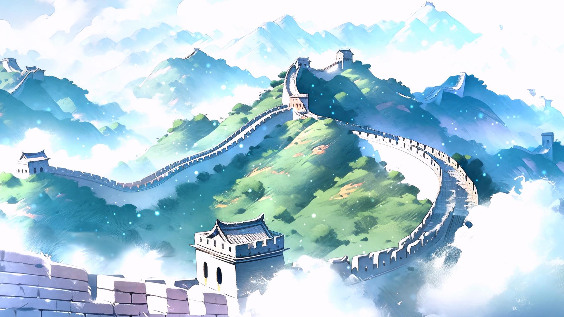 简洁美丽的中国风古风背景视频视频的预览图