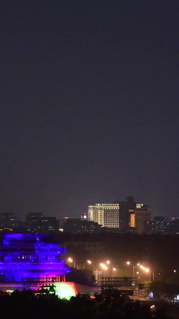 北京永定门灯光活动视频的预览图