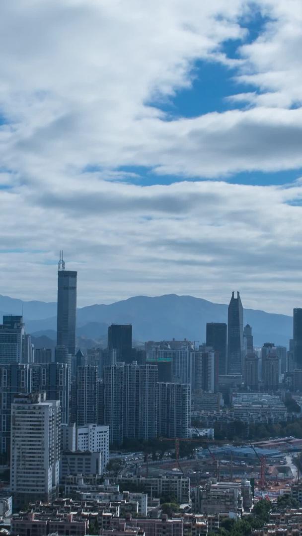 深圳城市赛格大厦天际线视频的预览图