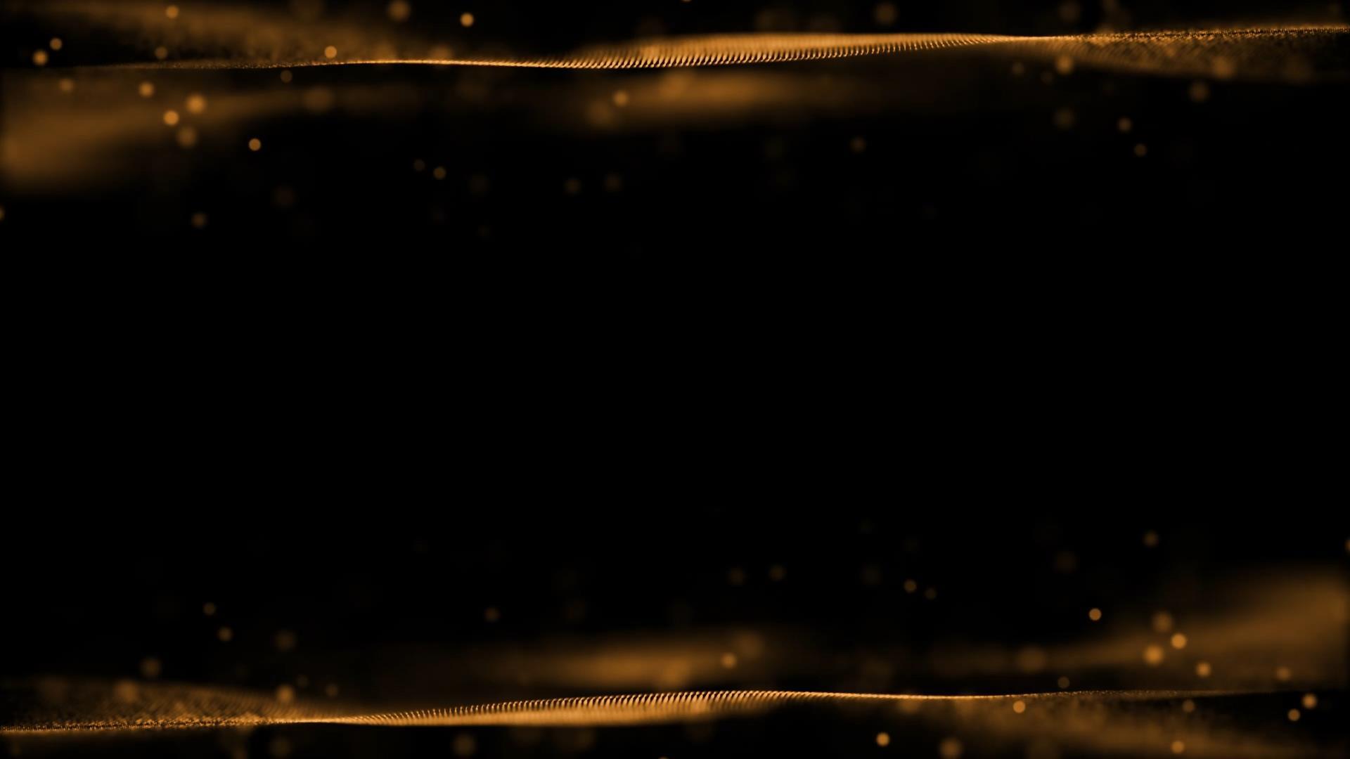 金色大气粒子带通道透明背景视频边框视频的预览图