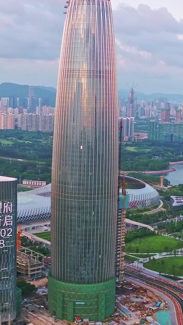 深圳CBD城市航拍视频的预览图