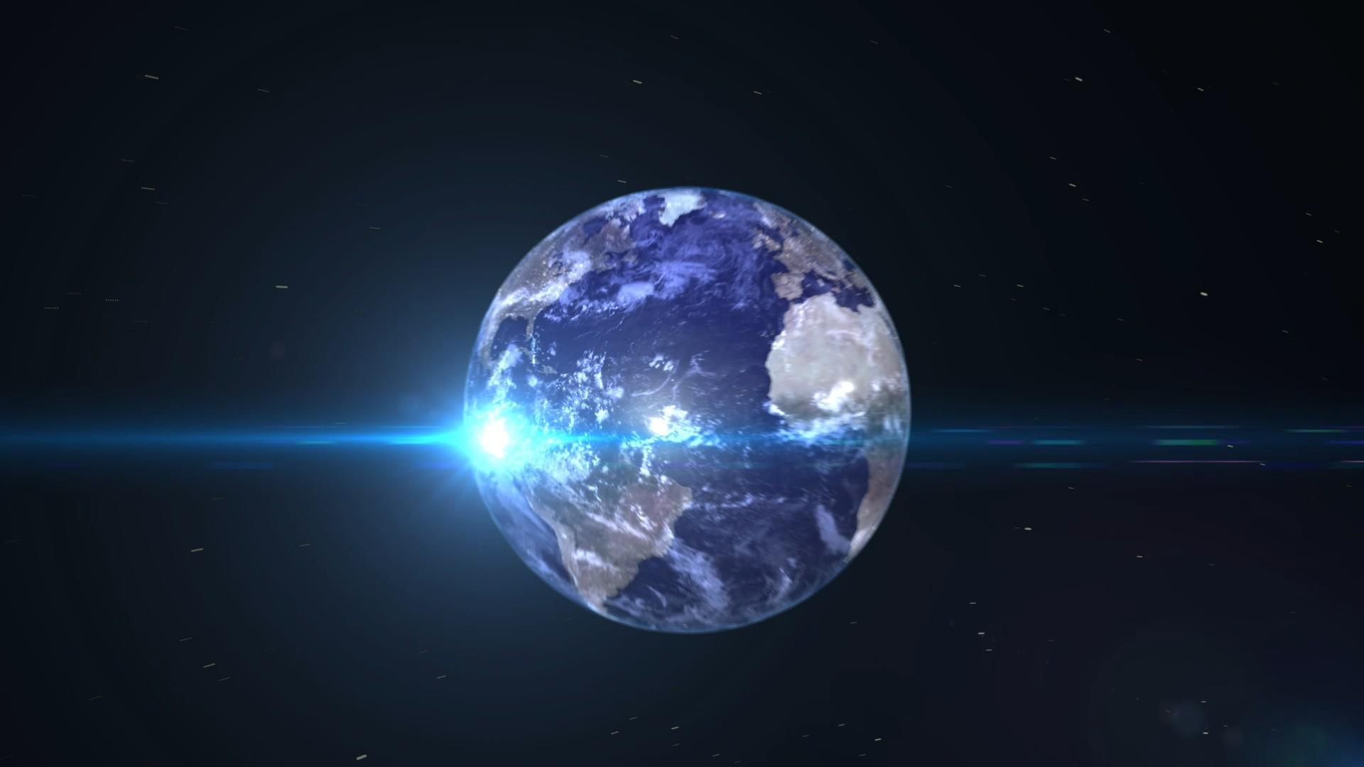 地球冲镜转场视频的预览图