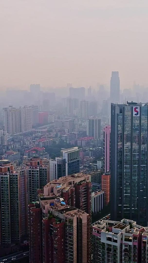 广州CBD城市天际线航拍视频的预览图