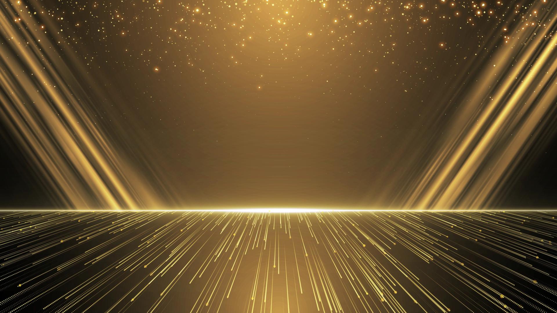 4k金色粒子背景视频的预览图