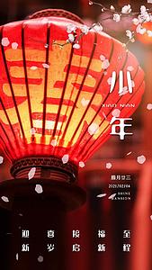 简洁时尚小年春节视频海报节日祝福视频的预览图