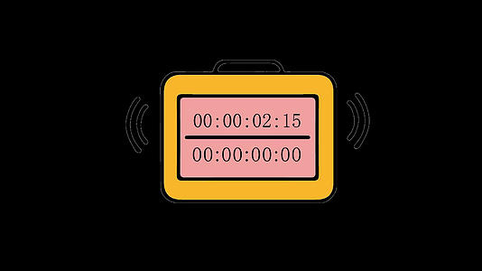 4k计时器秒表小元素带通道视频的预览图