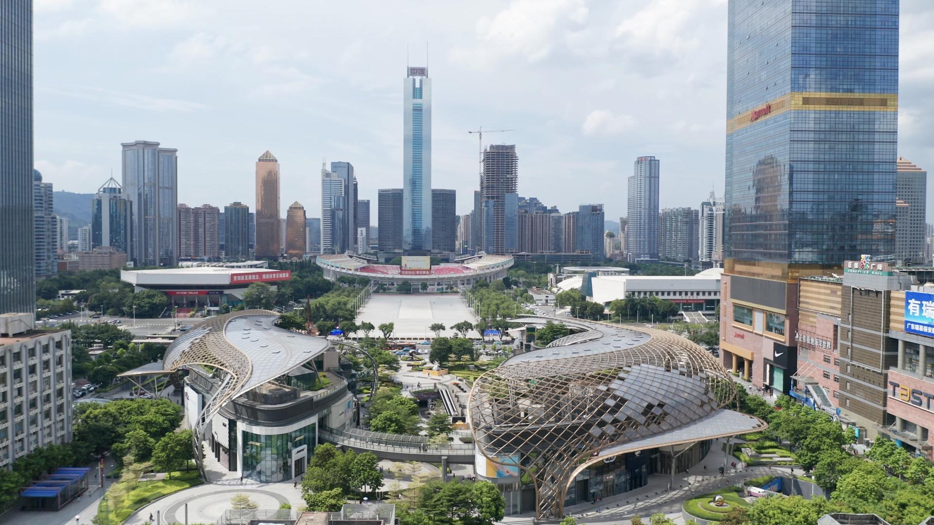 4k广州城市核心商务区视频的预览图