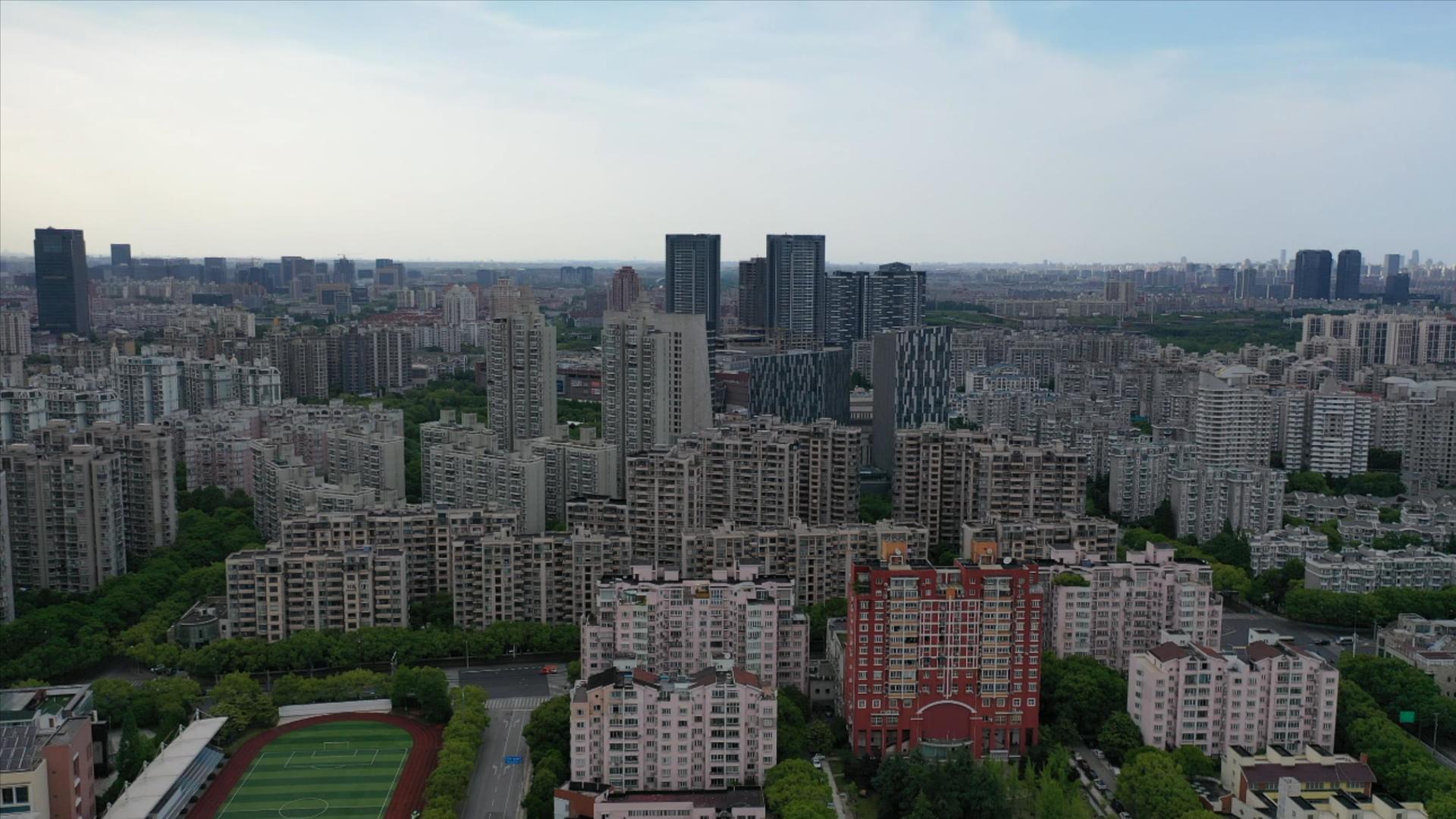 上海疫情街道空城静默期视频的预览图