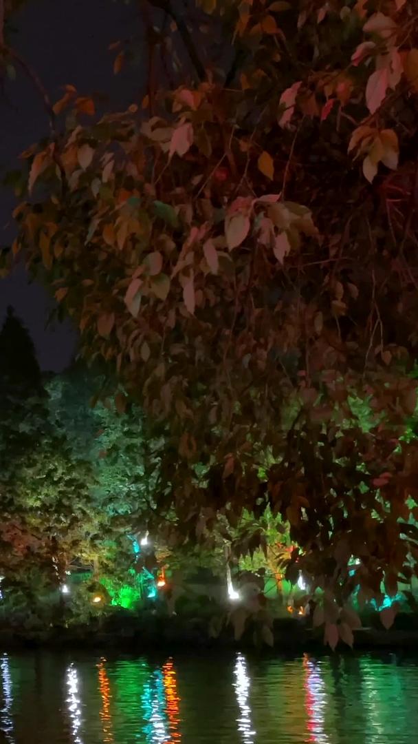 拍摄两江四湖5A景区日月双塔夜景视频的预览图