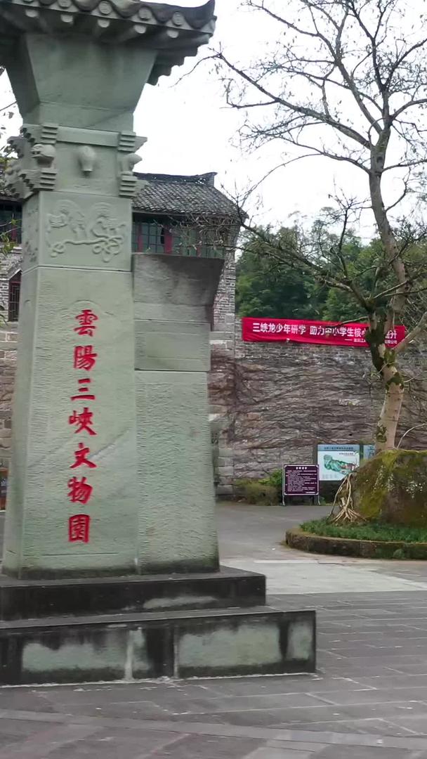 重庆云阳三峡文物园南熏门古城景区视频的预览图