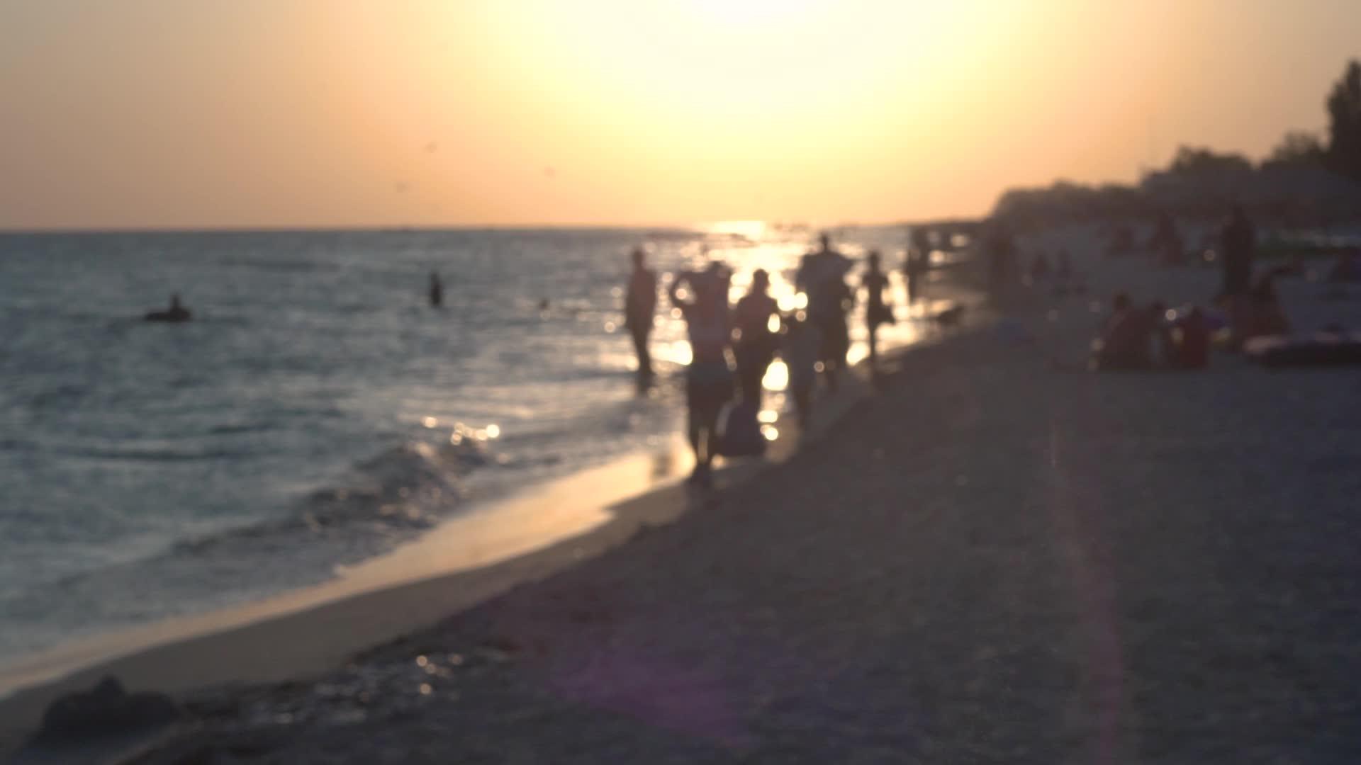 海滨海岸日落视频的预览图