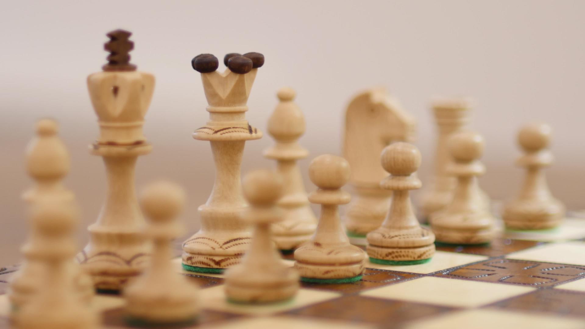 国际象棋管理战略领导力竞争力概念视频视频的预览图