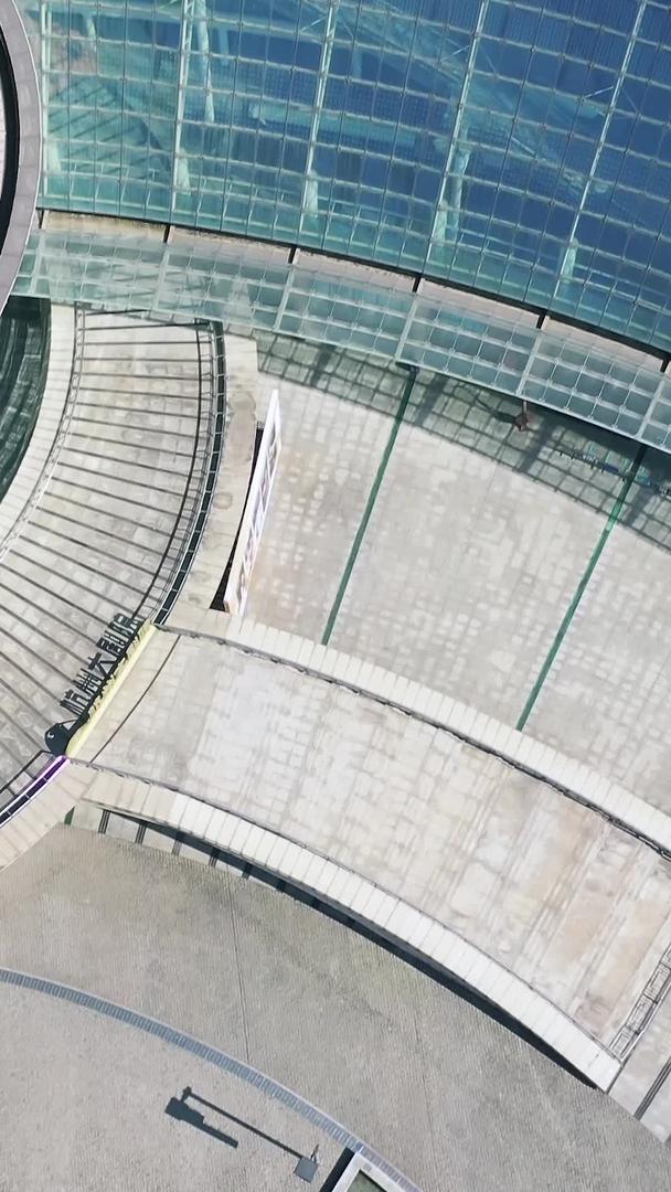 杭州地标建筑多角度航拍杭州大剧院集合视频的预览图