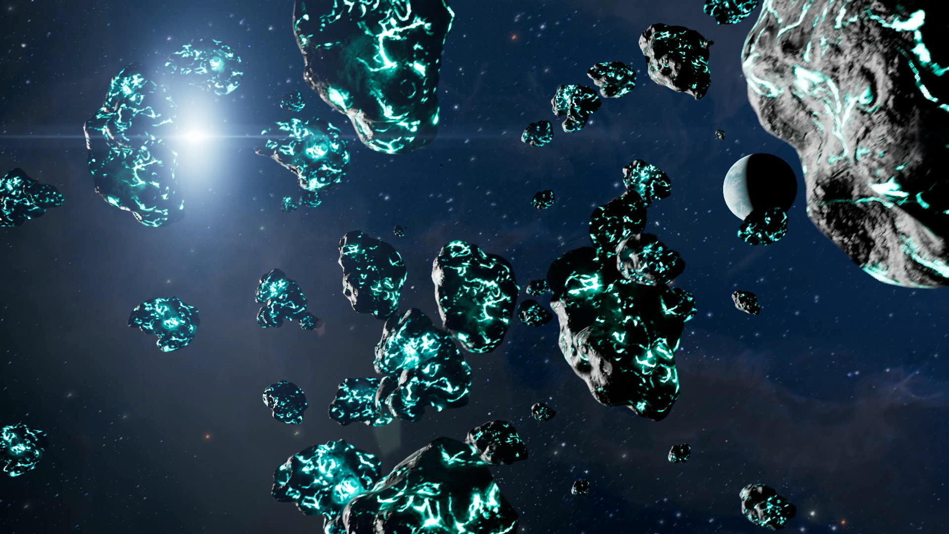 宇宙星系陨石带视频的预览图
