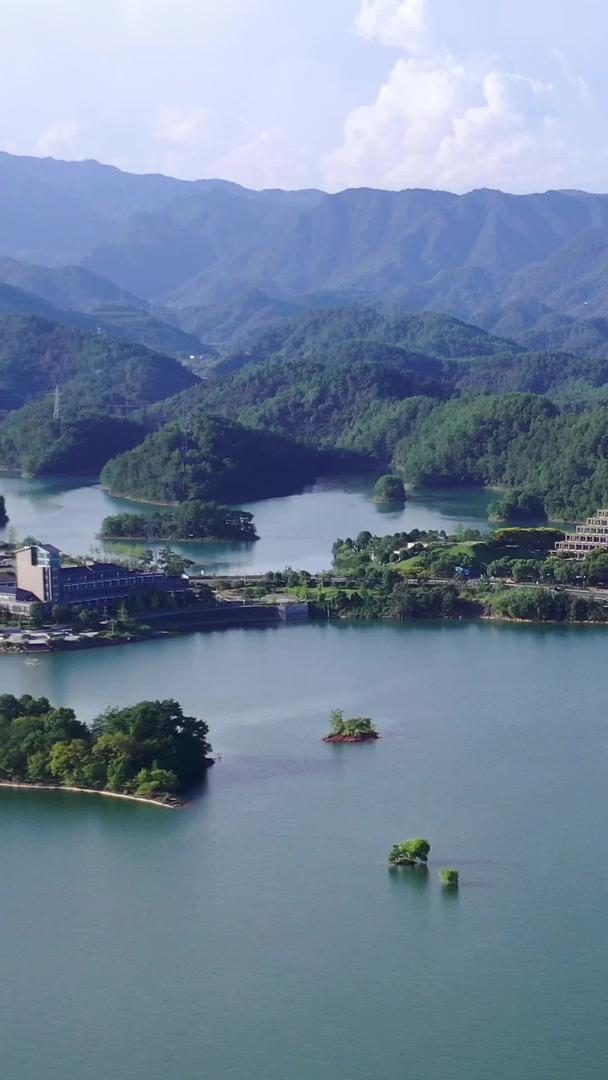 杭州千岛湖大桥航拍视频视频的预览图