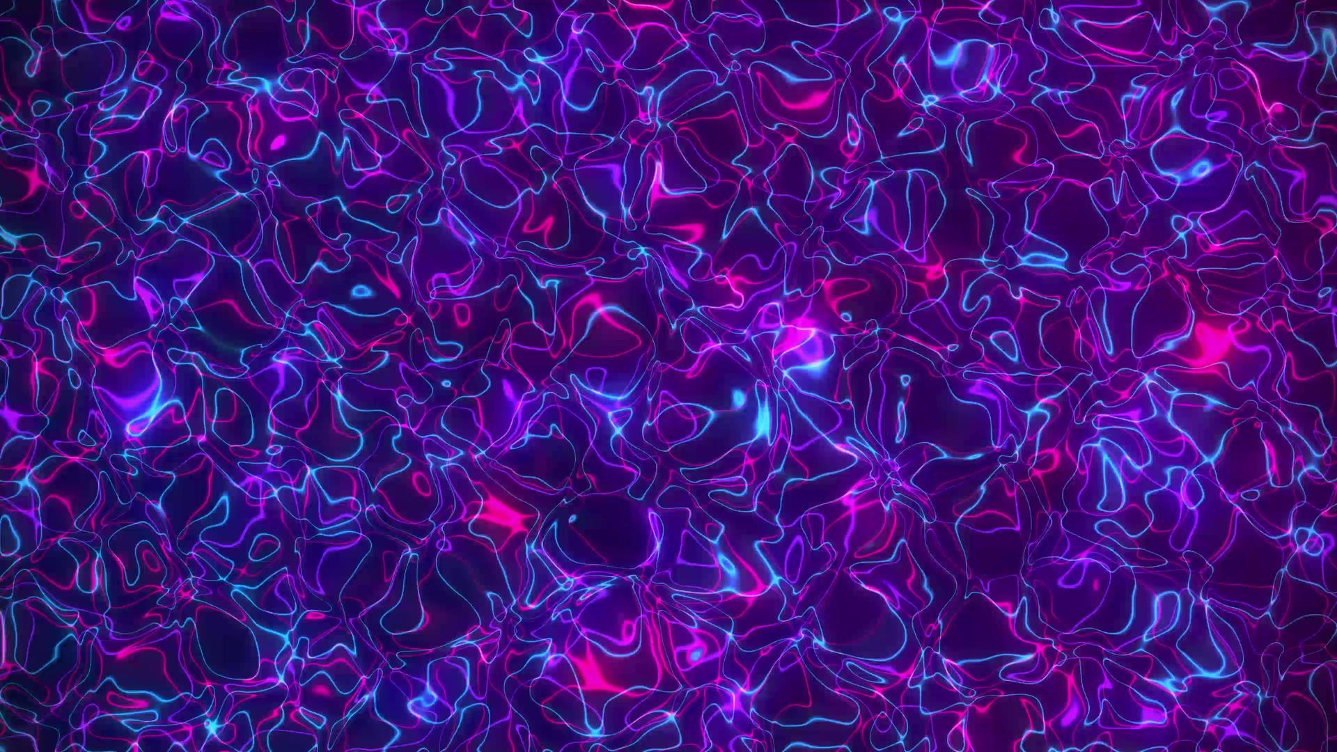 4K抽象紫色流体液体背景视频视频的预览图
