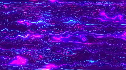 4K抽象紫色流体液体背景视频视频的预览图