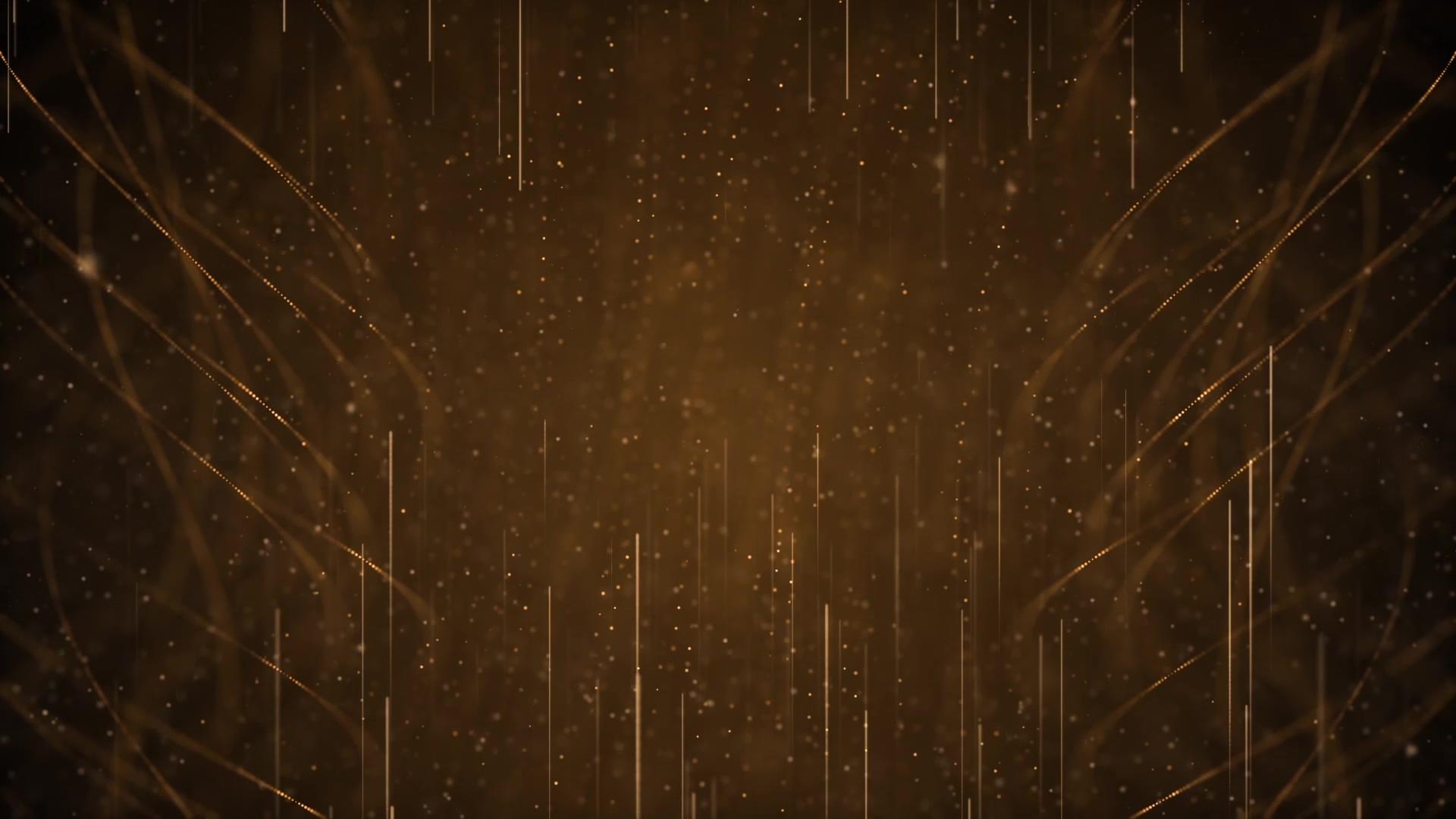金色粒子庆典背景视频的预览图